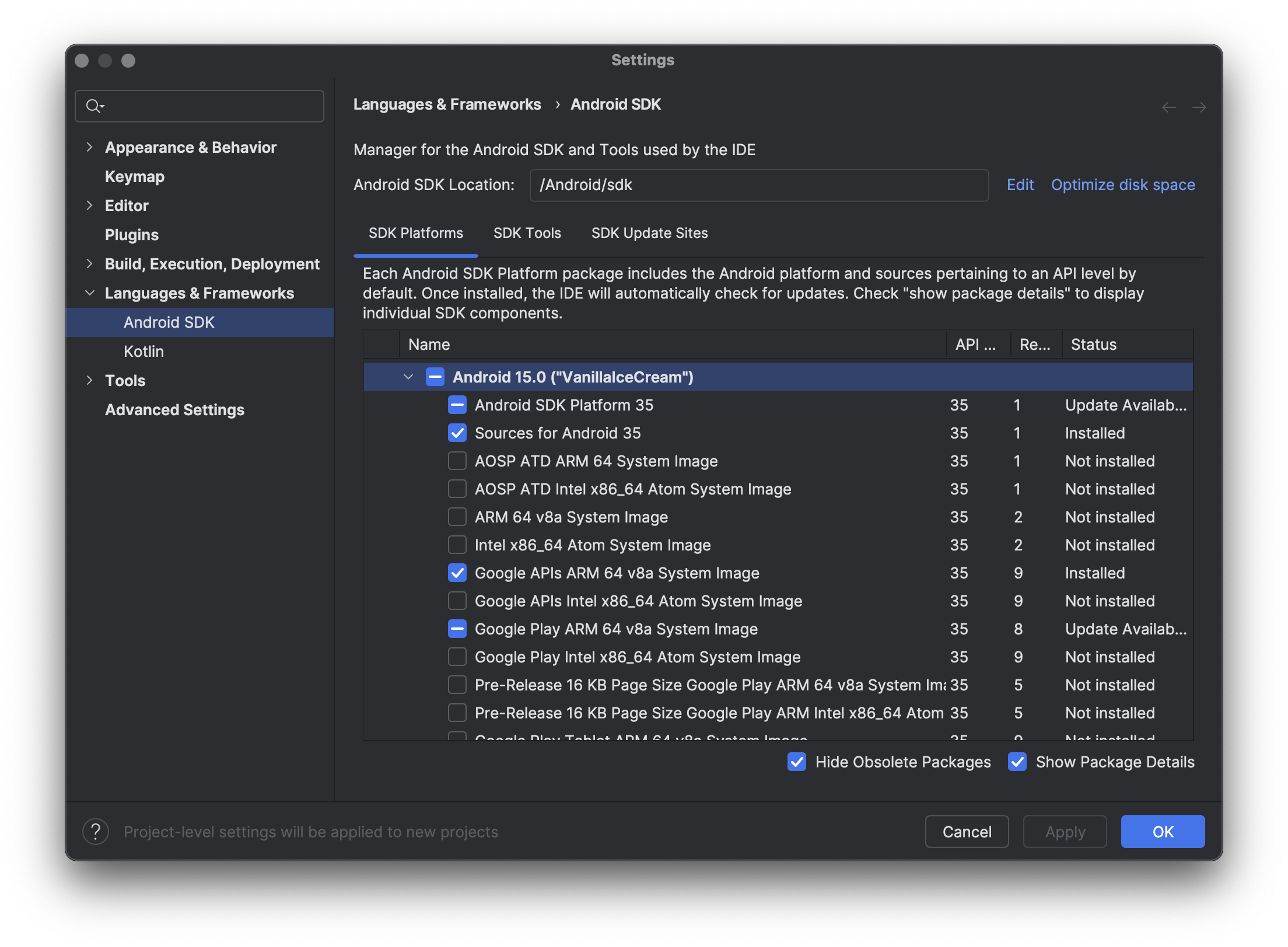 Android SDK Platform